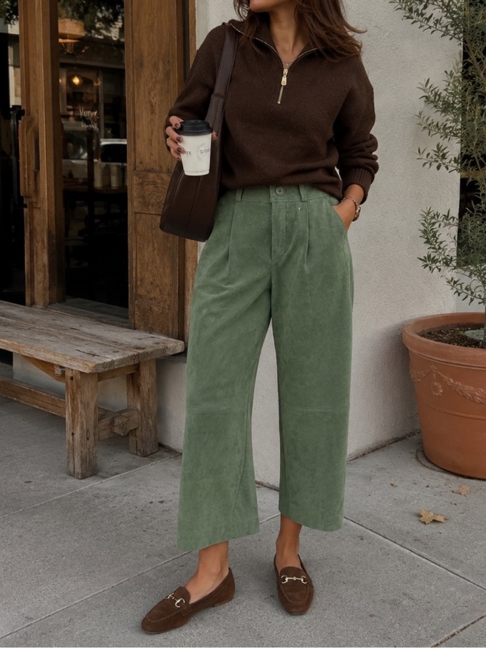 Free People Dakota Suede Pants
